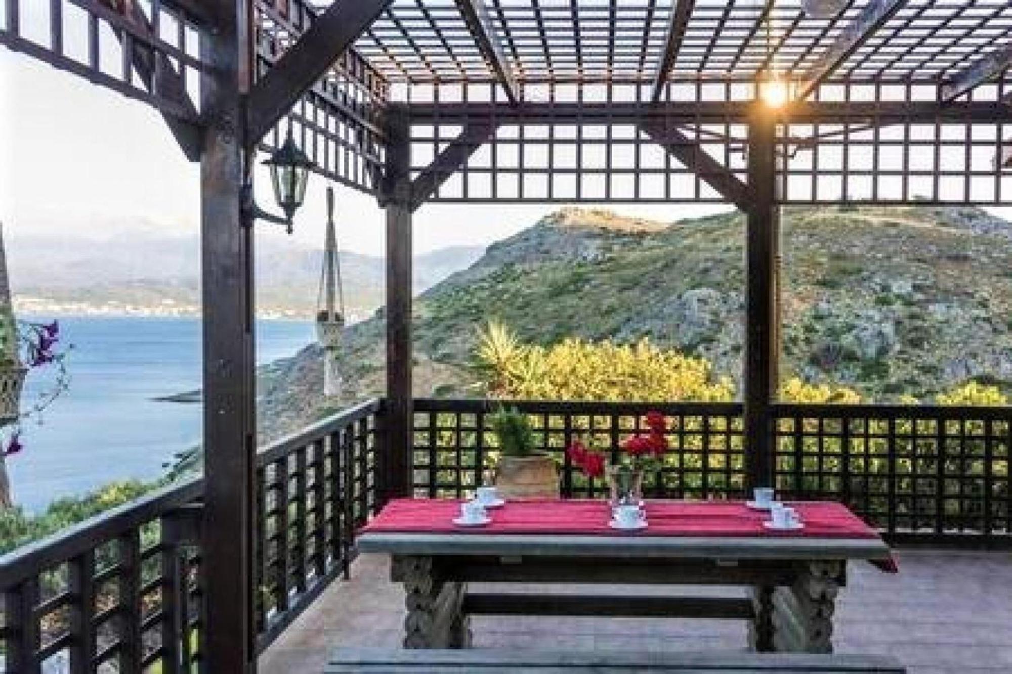 Villa Akrolithos With Private Pool La Canea Exterior foto