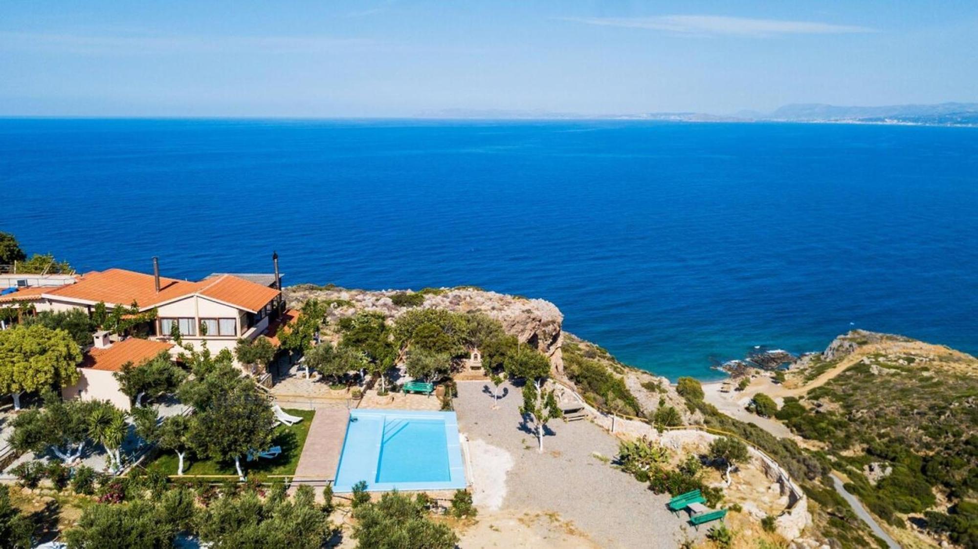 Villa Akrolithos With Private Pool La Canea Exterior foto