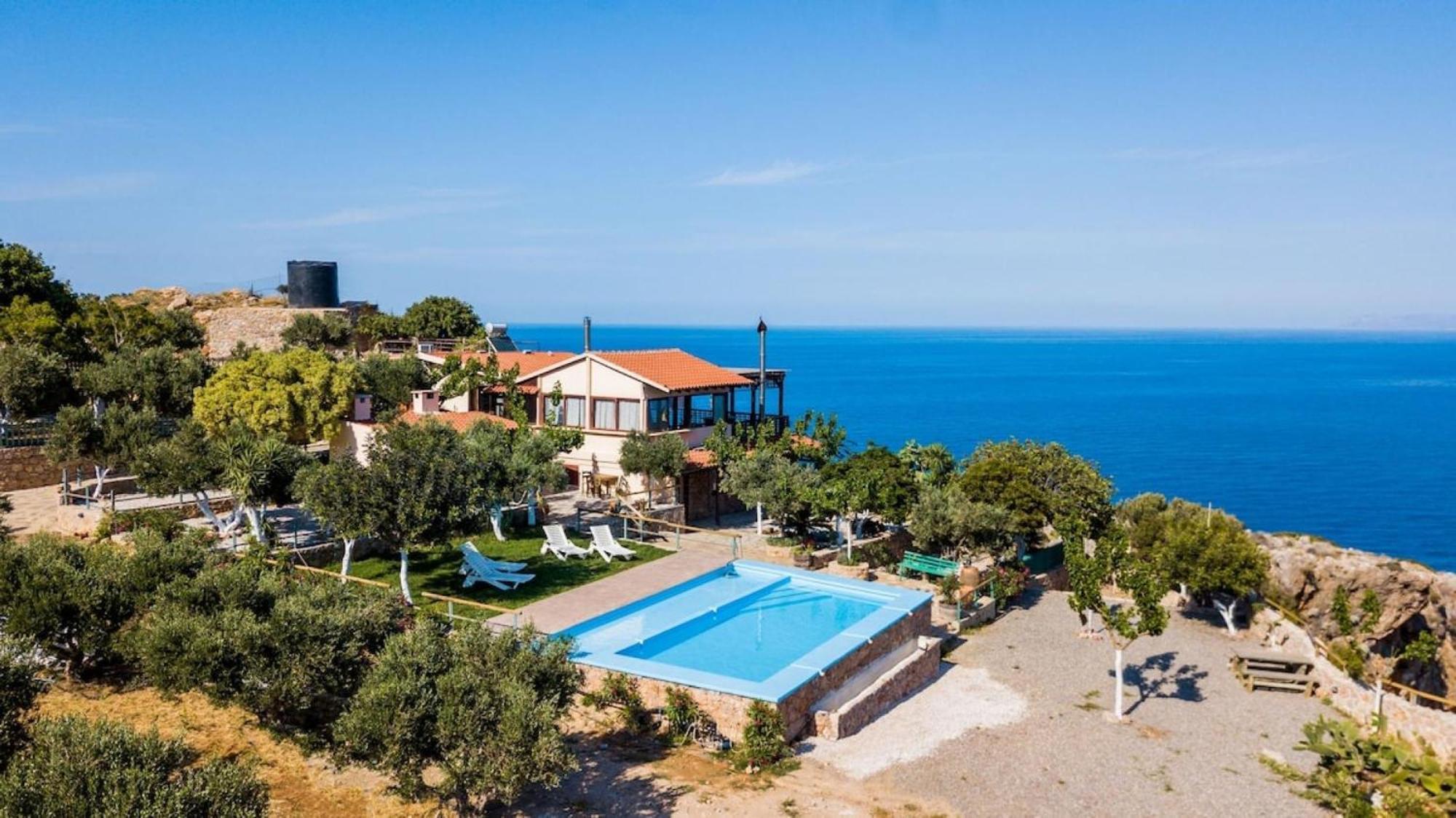 Villa Akrolithos With Private Pool La Canea Exterior foto