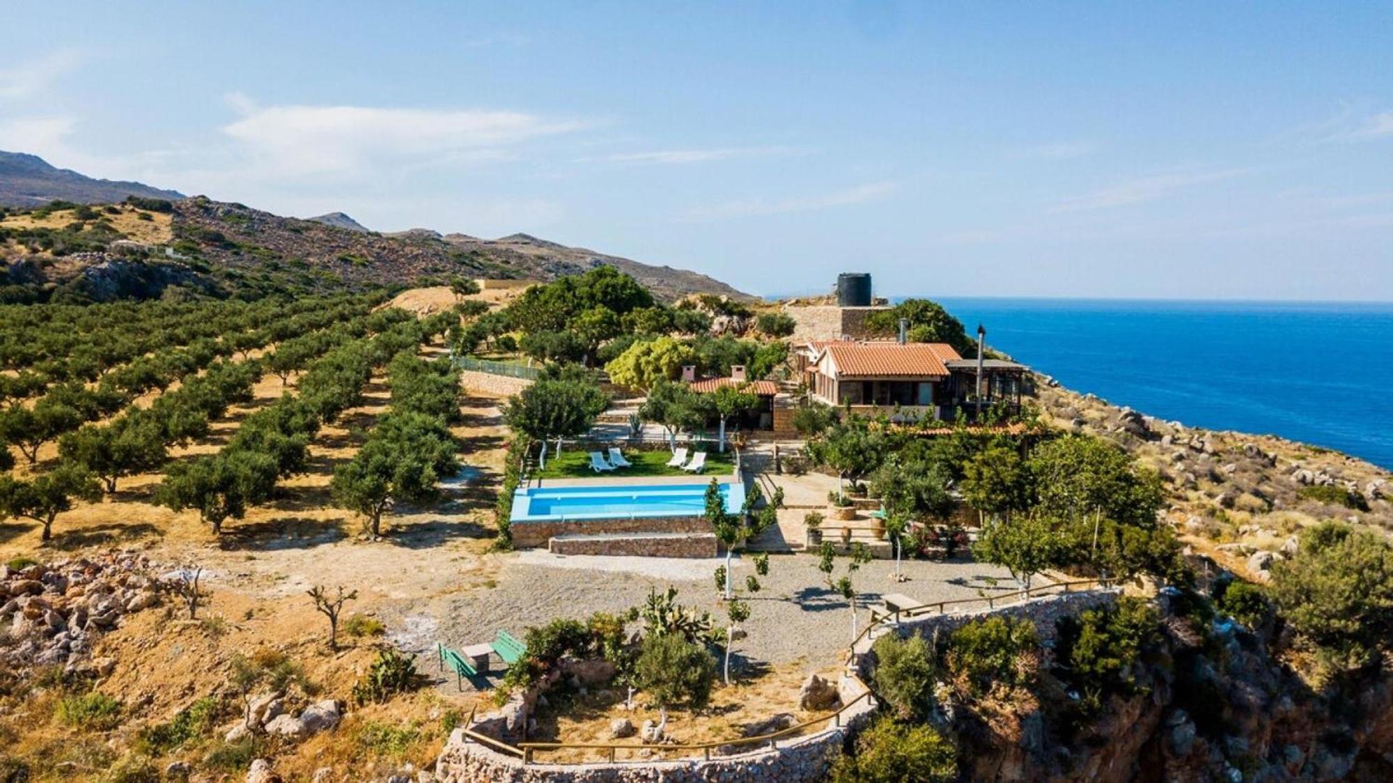 Villa Akrolithos With Private Pool La Canea Exterior foto